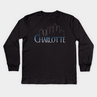 Charlotte Sitcom Kids Long Sleeve T-Shirt